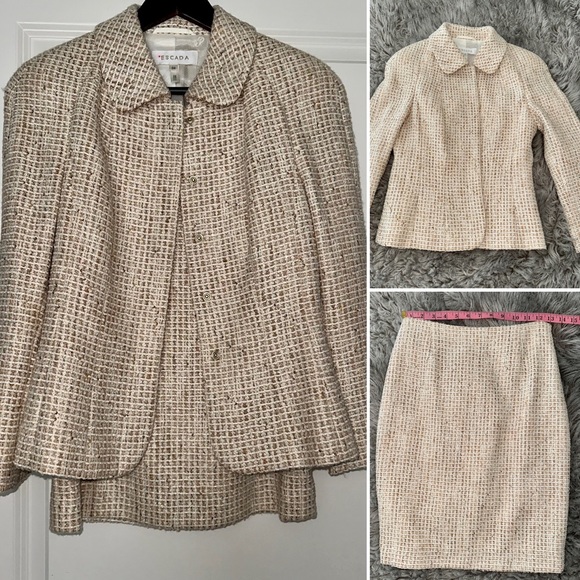Escada Dresses & Skirts - ESCADA Tweed Wool Suit